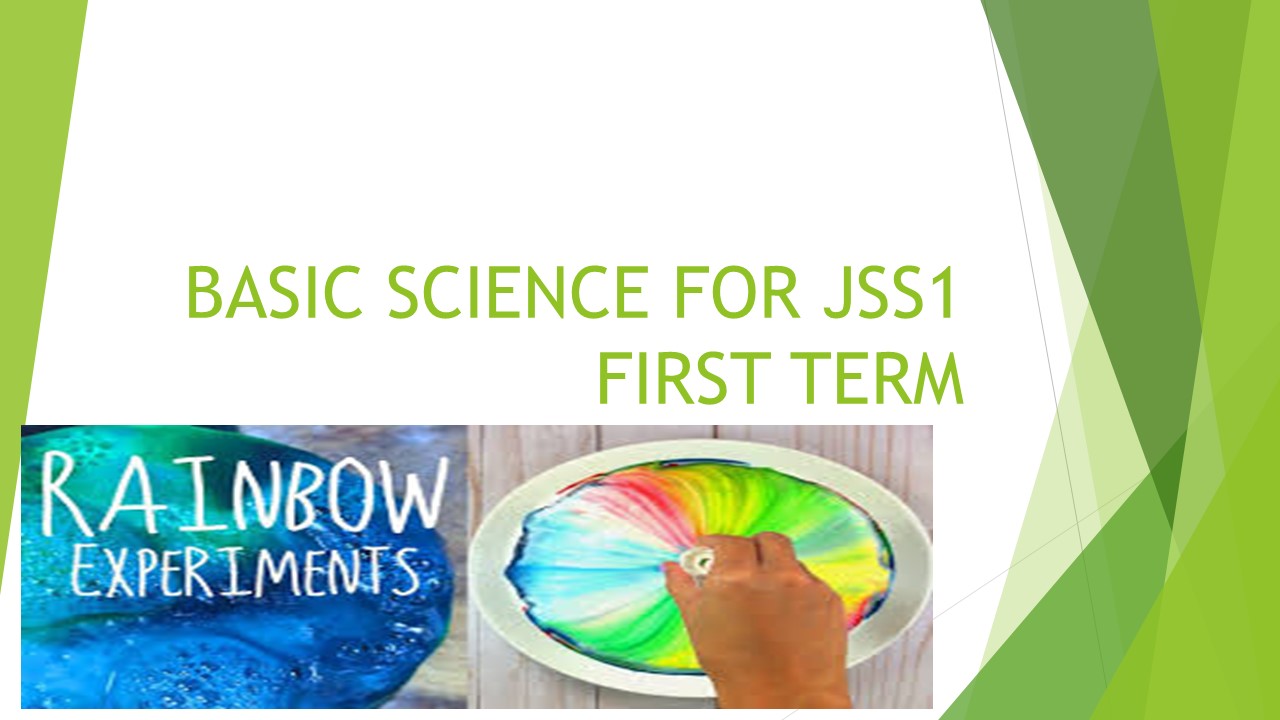 BASIC SCIENCE JSSS ONE FIRST TERM